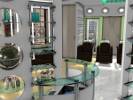 Salon de coiffure, variante