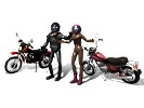 motos et motards